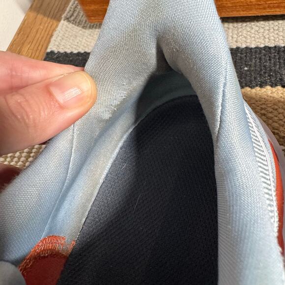 Hoka One One Sneaker Clifton 8 Running Shoes Blue/Gray Women 9.5D Running Walk - Picture 9 of 10